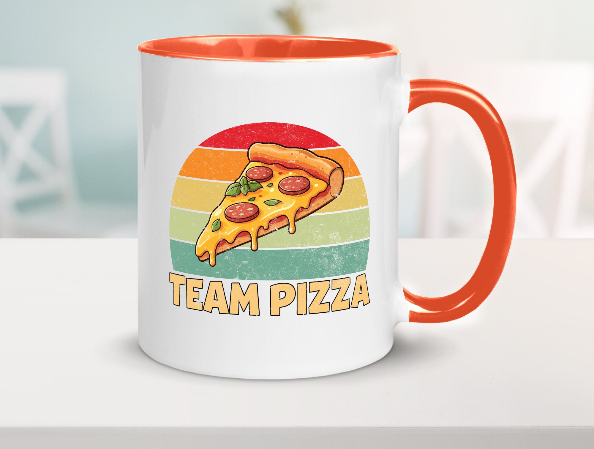 Team Pizza | Pizzaliebhaber Lover v2 Geschenkidee Humor Tasse