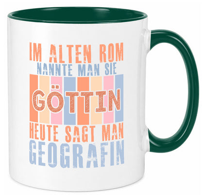 Heute sagt man: Geografin | Geografie lustig Humor Geschenkidee Geschenk Tasse