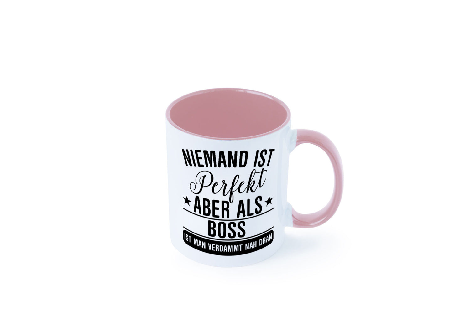 Verdammt nah dran: Boss | Führungskraft Vorgesetzter Humor Geschenkidee Tasse