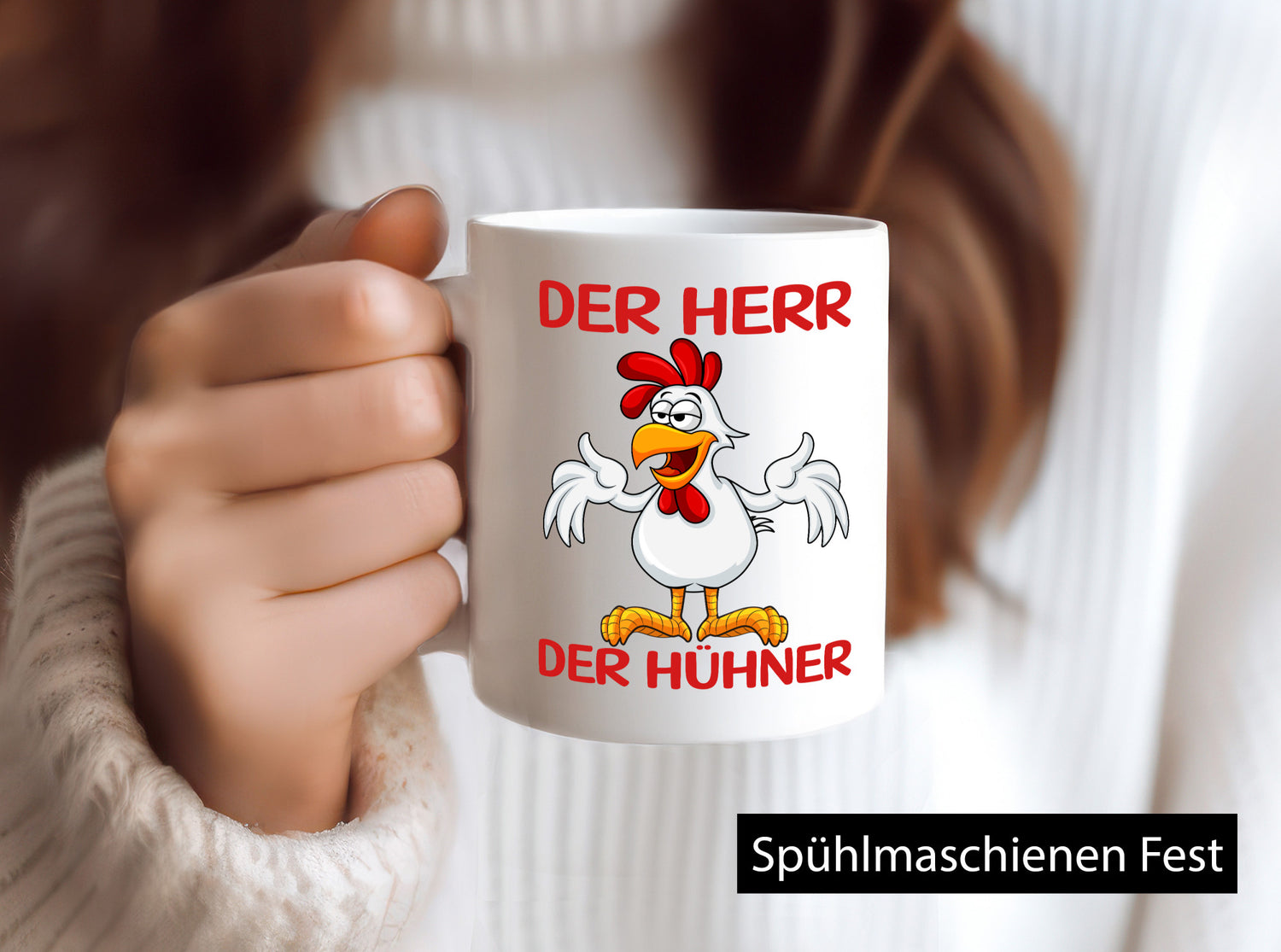 Der Herr Hühner | Bauernhof Hühnerstall Landwirt Geschenk Humor Geschenkidee