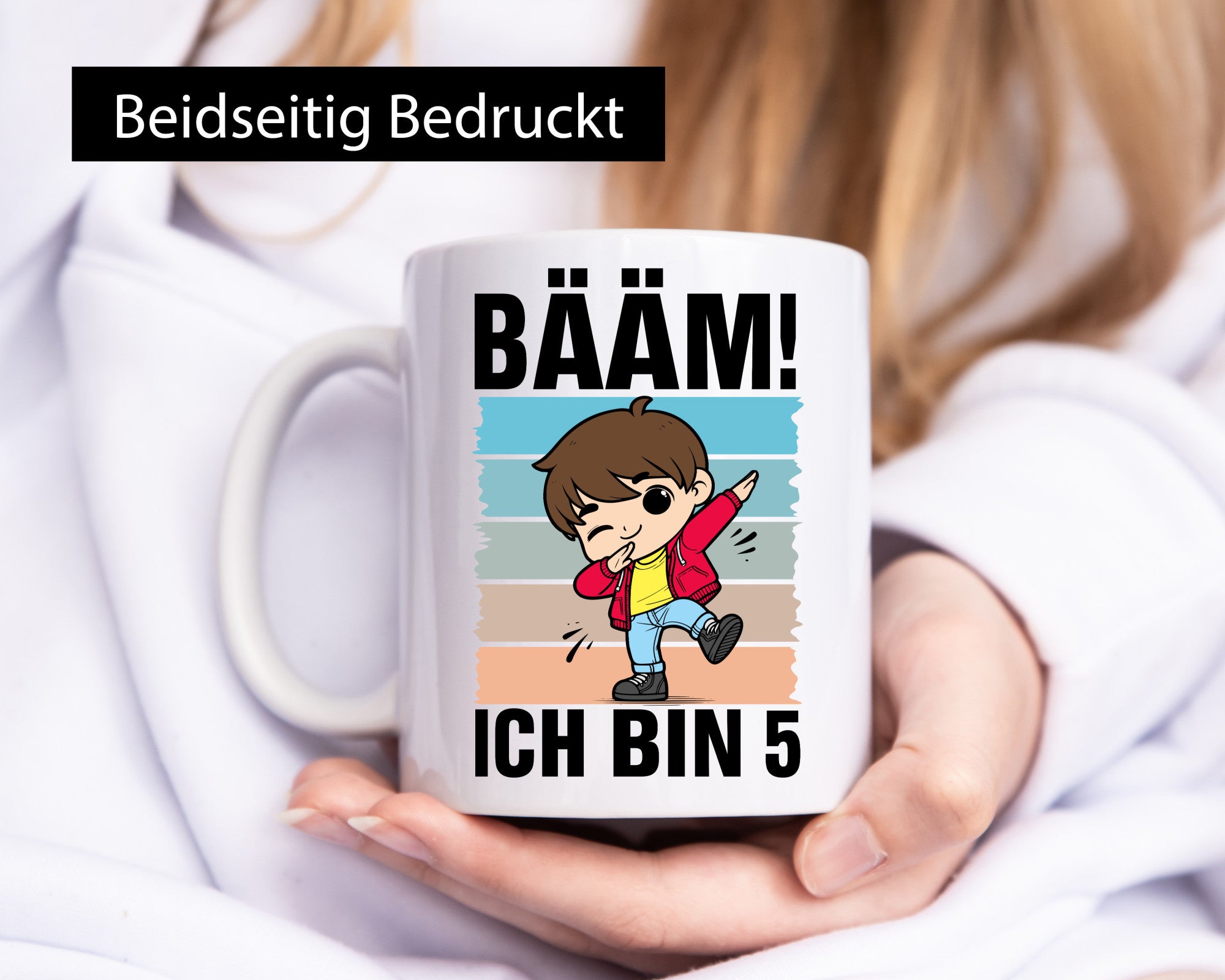 5. Geburtstag | Ich bin 5 Jahre Bäääm Dabbing Kind Geschenkidee Humor Tasse