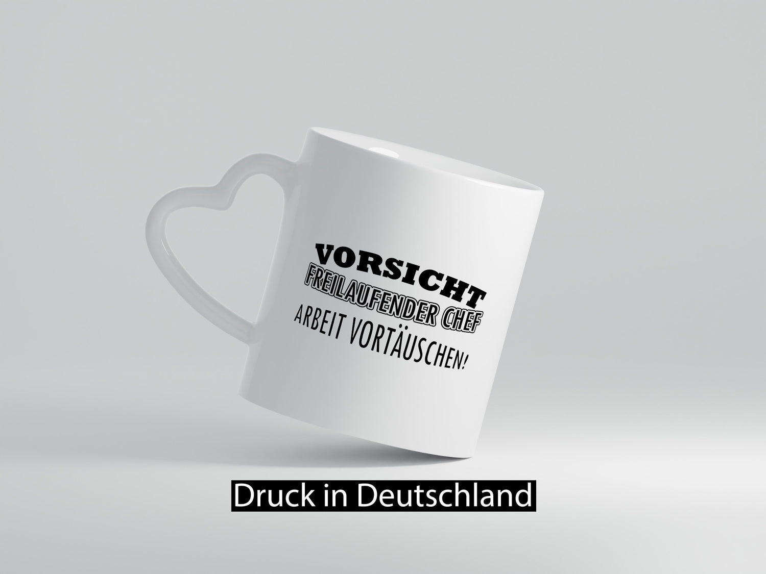 Freilaufender Chef lustig Arbeit Kollegen Büro Geschenk Tasse