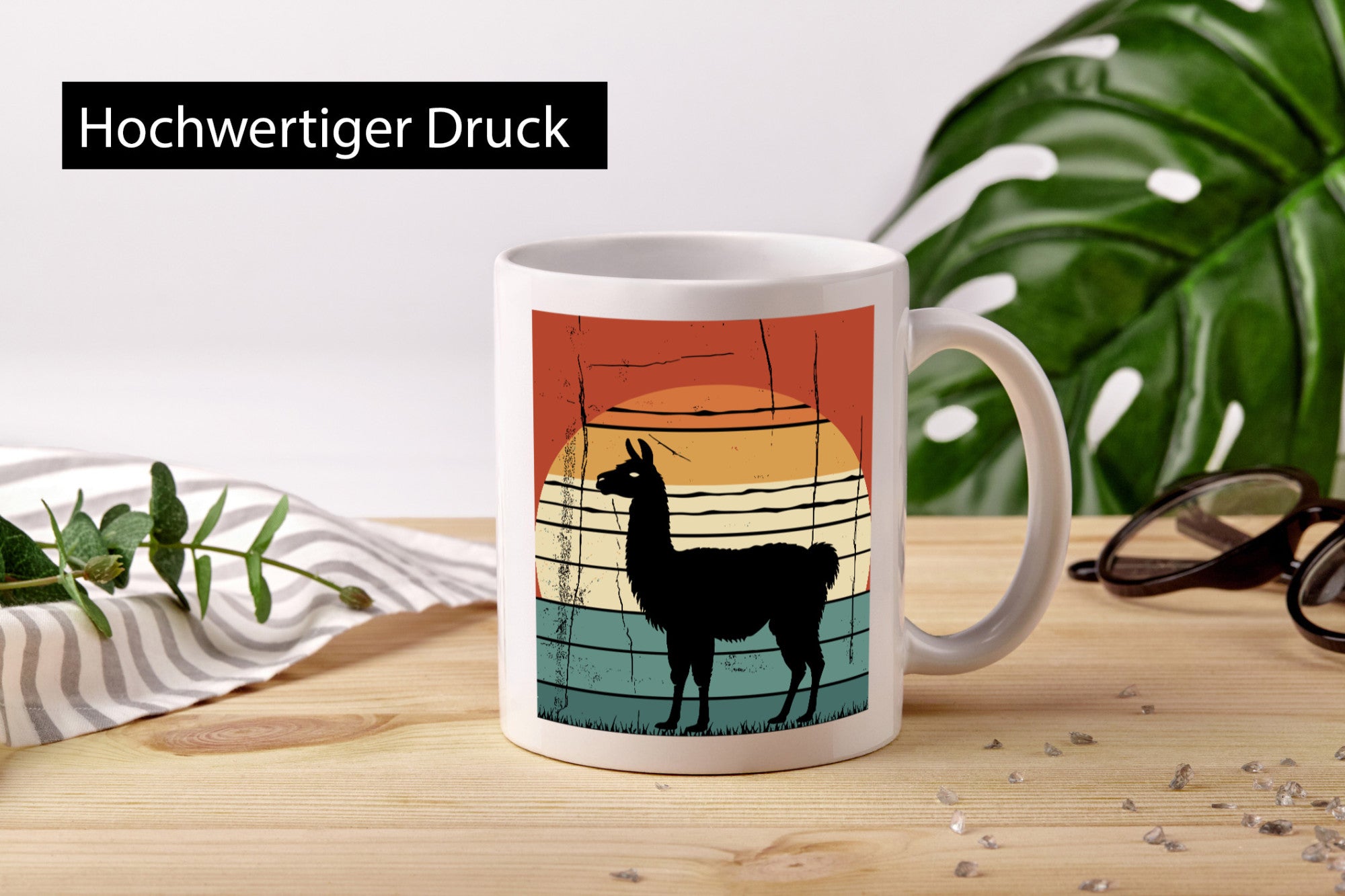 Lama | Llama jahrgang Vintage Alpaka Geschenk Humor Geschenkidee lustiger