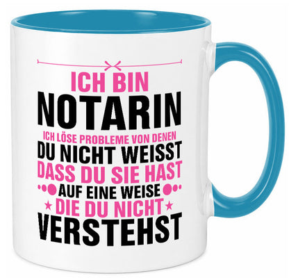 Löse Probleme: Notarin | Juristin v2 lustiger Spruch Geschenk Humor