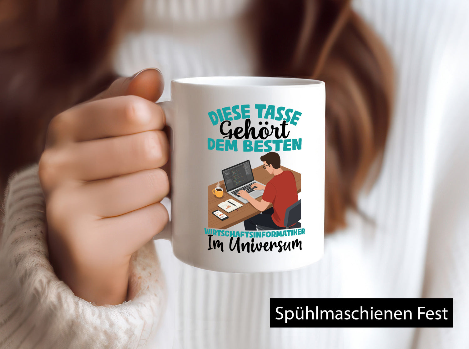 Im Universum: Wirtschaftsinformatiker | Informatik Humor Geschenkidee Tasse