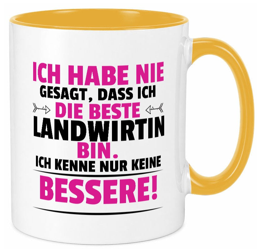 Der Beste Landwirtin| Bäuerin | Landwirtschaft Geschenkidee Humor Tasse
