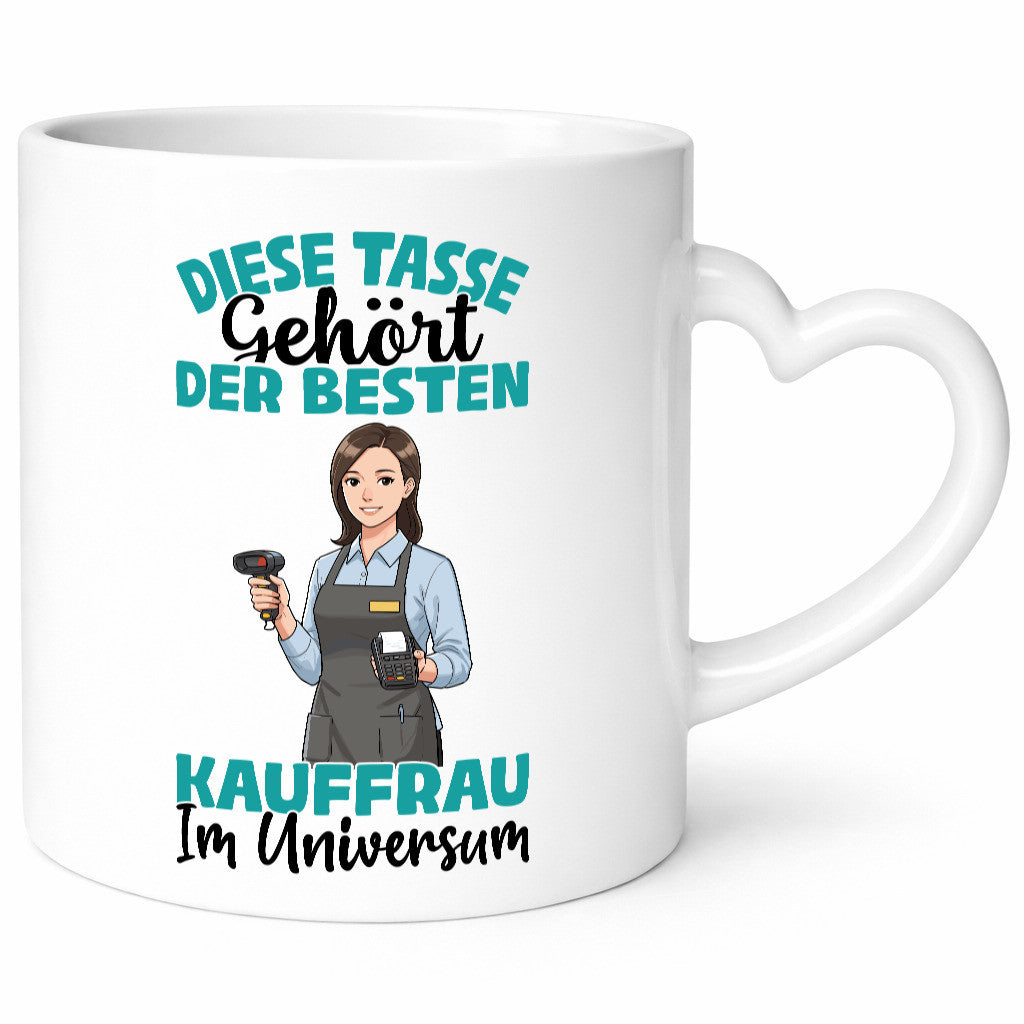 Im Universum: Kauffrau | Kauffrauen lustig Humor Geschenkidee Geschenk Tasse
