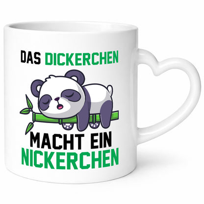 Das dickerchen macht ein Nickerchen | Panda lustiger Spruch Geschenk Humor