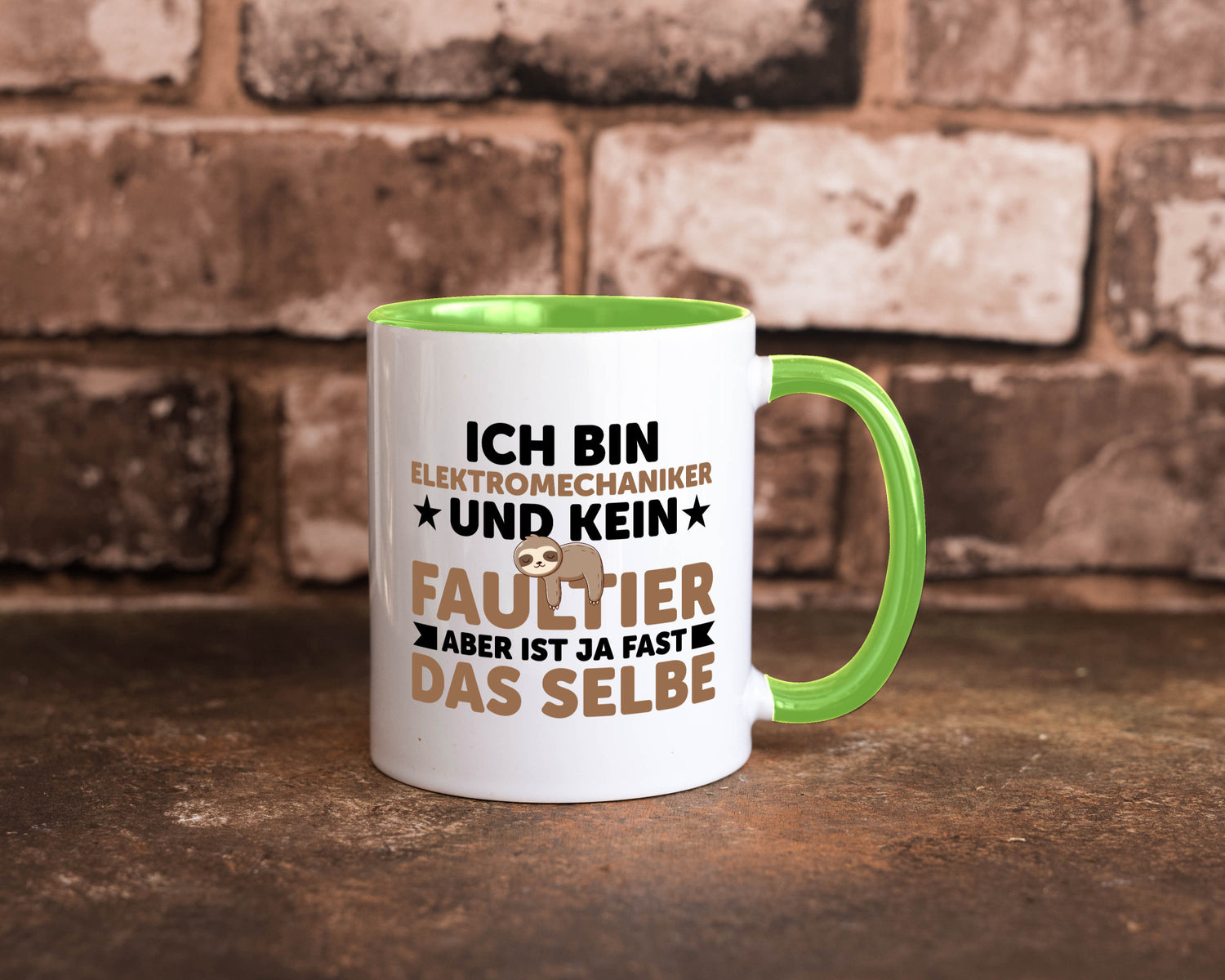 Ich bin kein Faultier: Elektromechaniker | Mechaniker Geschenkidee