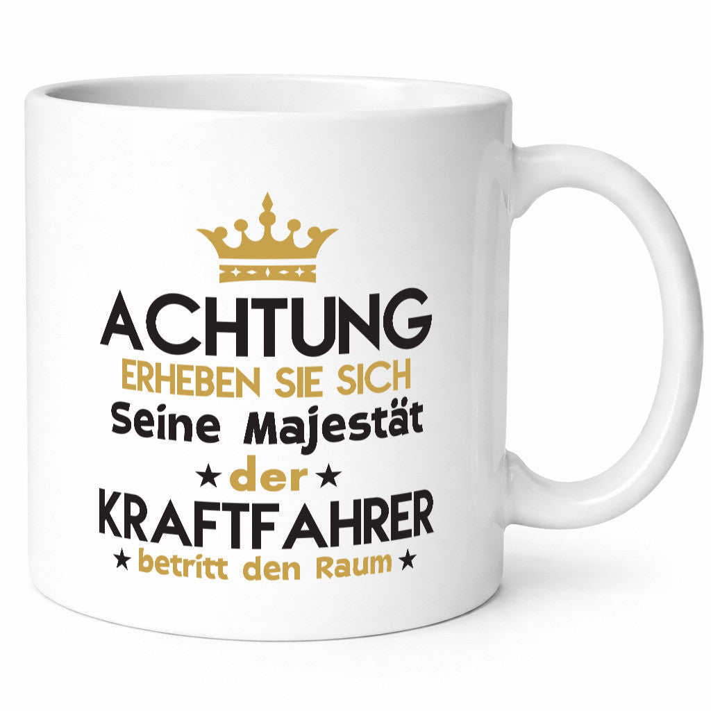 Seine Majestät Kraftfahrer | Lastwagen LKW Fahrer lustig Humor Geschenkidee