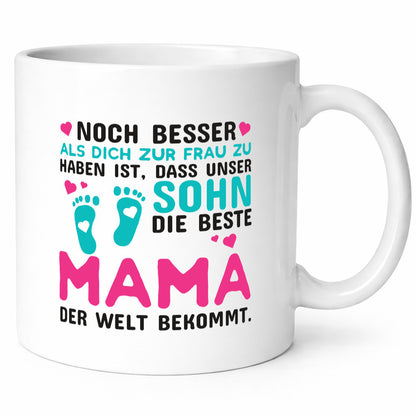 Werdende Mama | Schwangerschaft Tasse Nachwuchs Geschenkidee Familie Humor