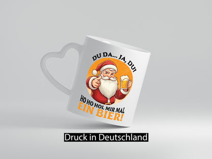 Hol mir mal ein Bier | Ugly Christmas Santa lustig Humor Geschenkidee Geschenk