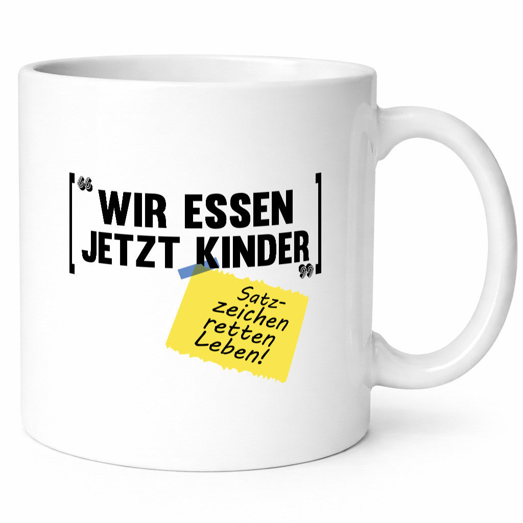 Wir essen jetzt, Kinder | Grammatik Satzzeichen Sprache lustig Humor