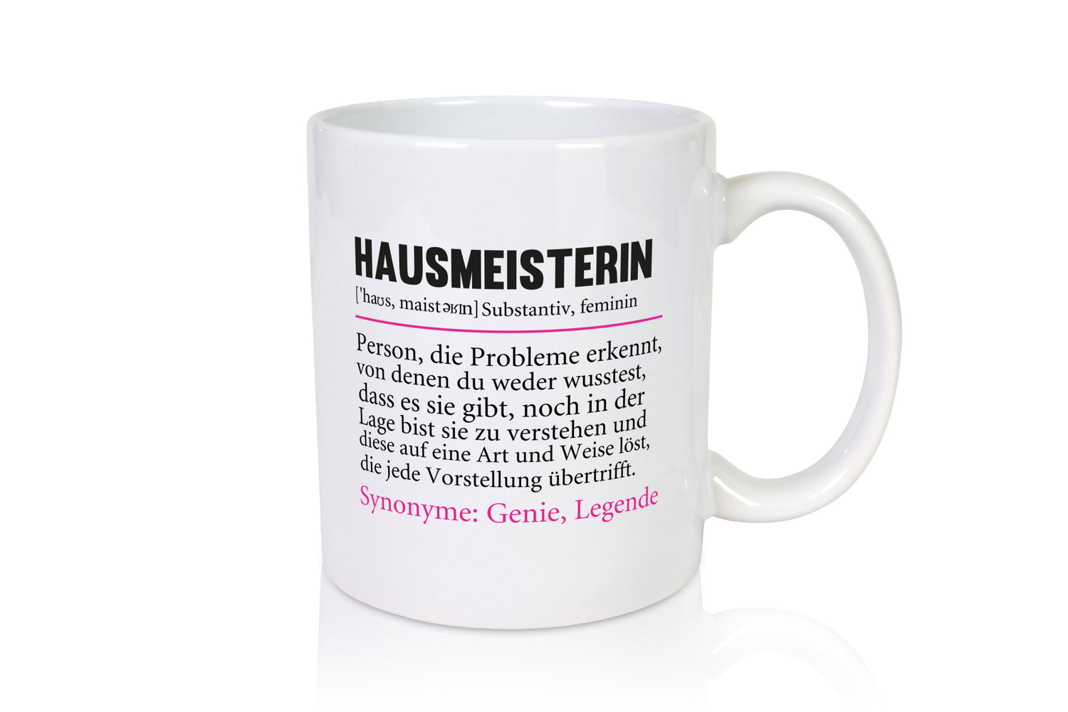 Hausmeisterin | Hauswart Beruf Spruch Humor Geschenkidee Arbeit Kollegen Büro