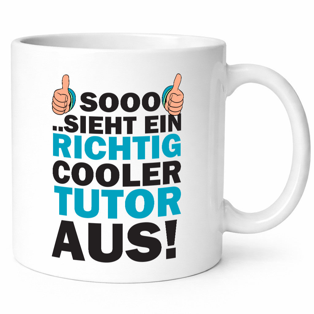 Cooler Tutor | Nachhilfe Tasse Lehrer Tutoren lustig Humor Geschenkidee Geschenk
