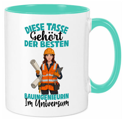 Im Universum: Bauingenieurin | Ingenieurin lustiger Spruch Geschenk Humor