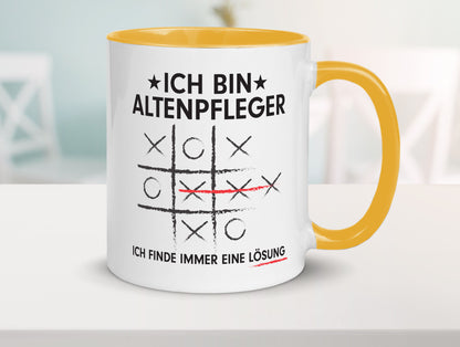 Lösung finden: Altenpfleger | Pflegepersonal v2 lustiger Spruch Geschenk Humor