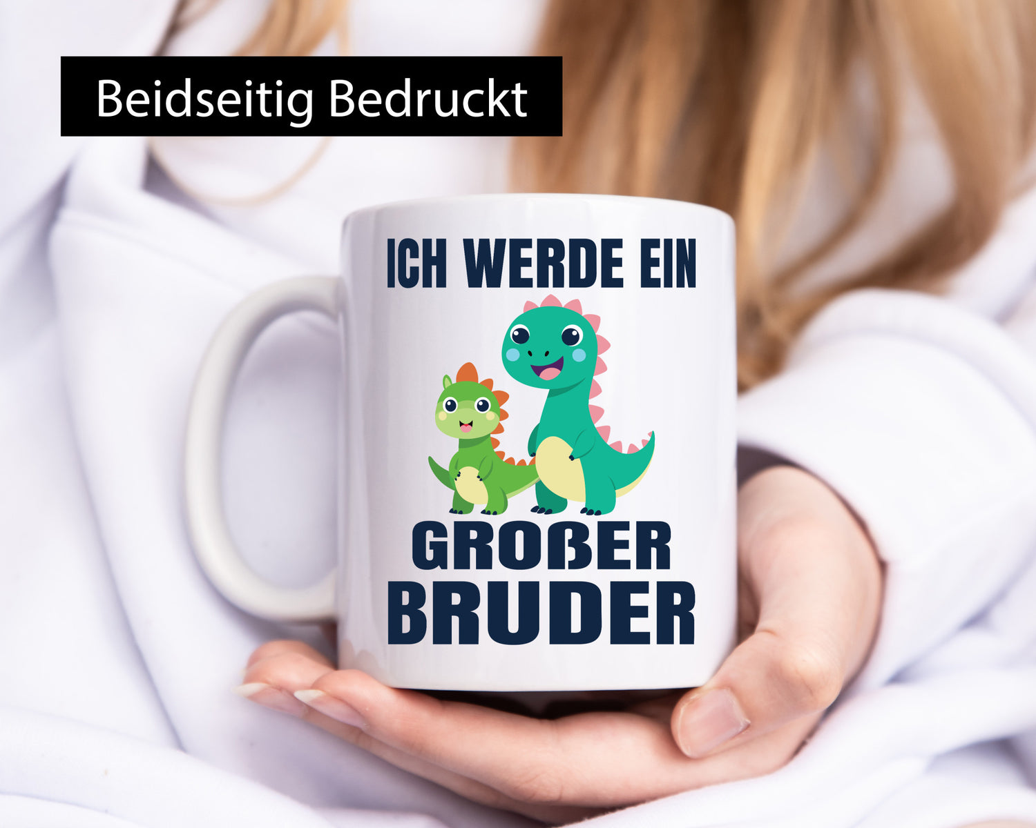 Ich werde großer Bruder | Dino Sohn Junge Geschenk Familie Geschenkidee