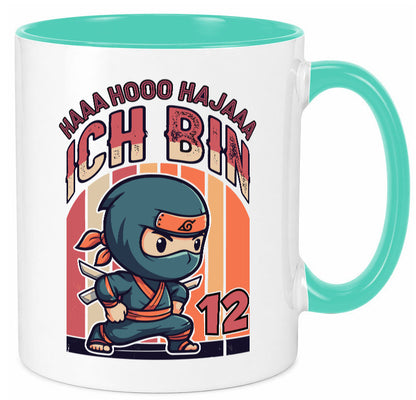 12. Geburtstag | Ninja Junge 12 Jahre Humor Geschenkidee Tasse