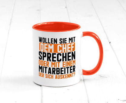 Wollen sie mit dem Chef Sprechen | Mitarbeiter Humor Arbeit Kollegen Büro