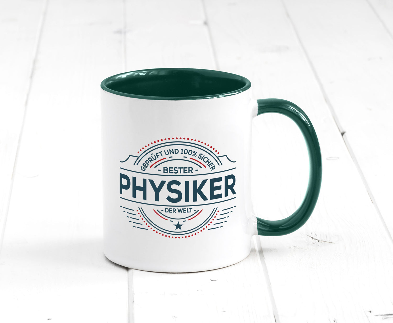 Geprüft und sicher: Physiker | Physik lustiger Spruch Geschenk Humor