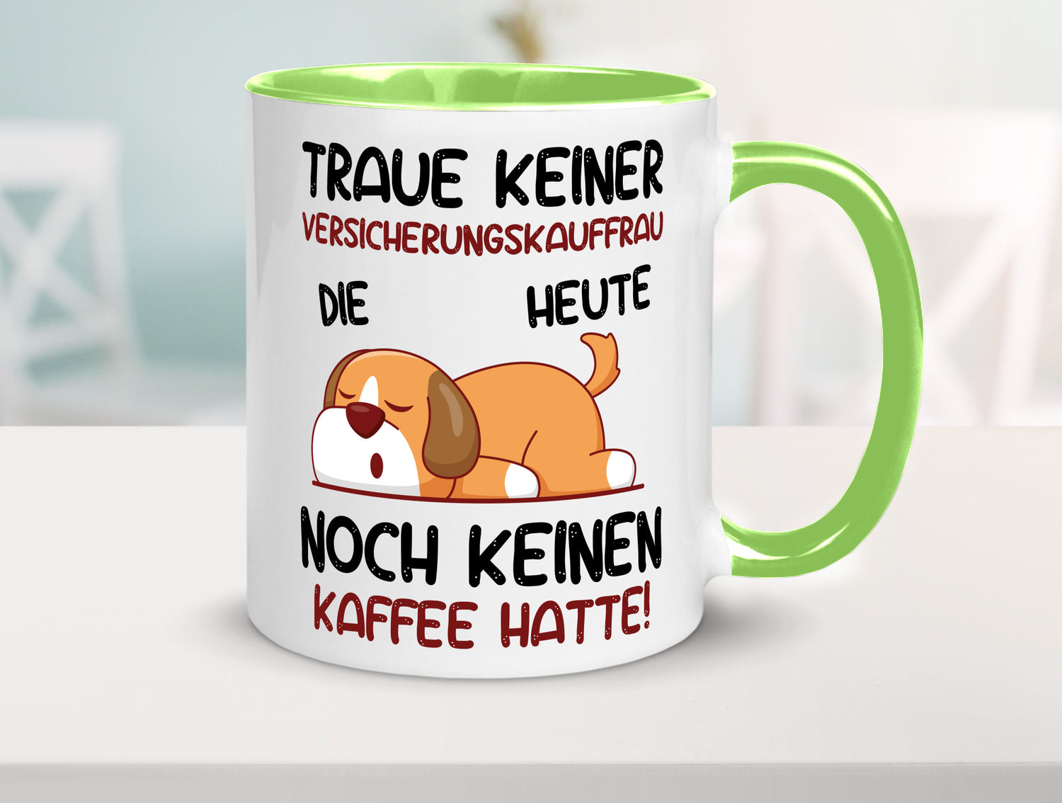 Traue keiner Versicherungskauffrau | Kauffrau Geschenk Humor Geschenkidee