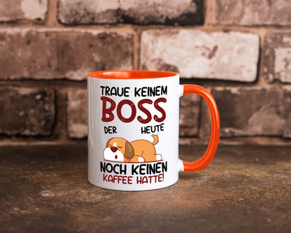 Traue keinem Boss | Führungskraft Vorgesetzter Geschenkidee Humor Tasse