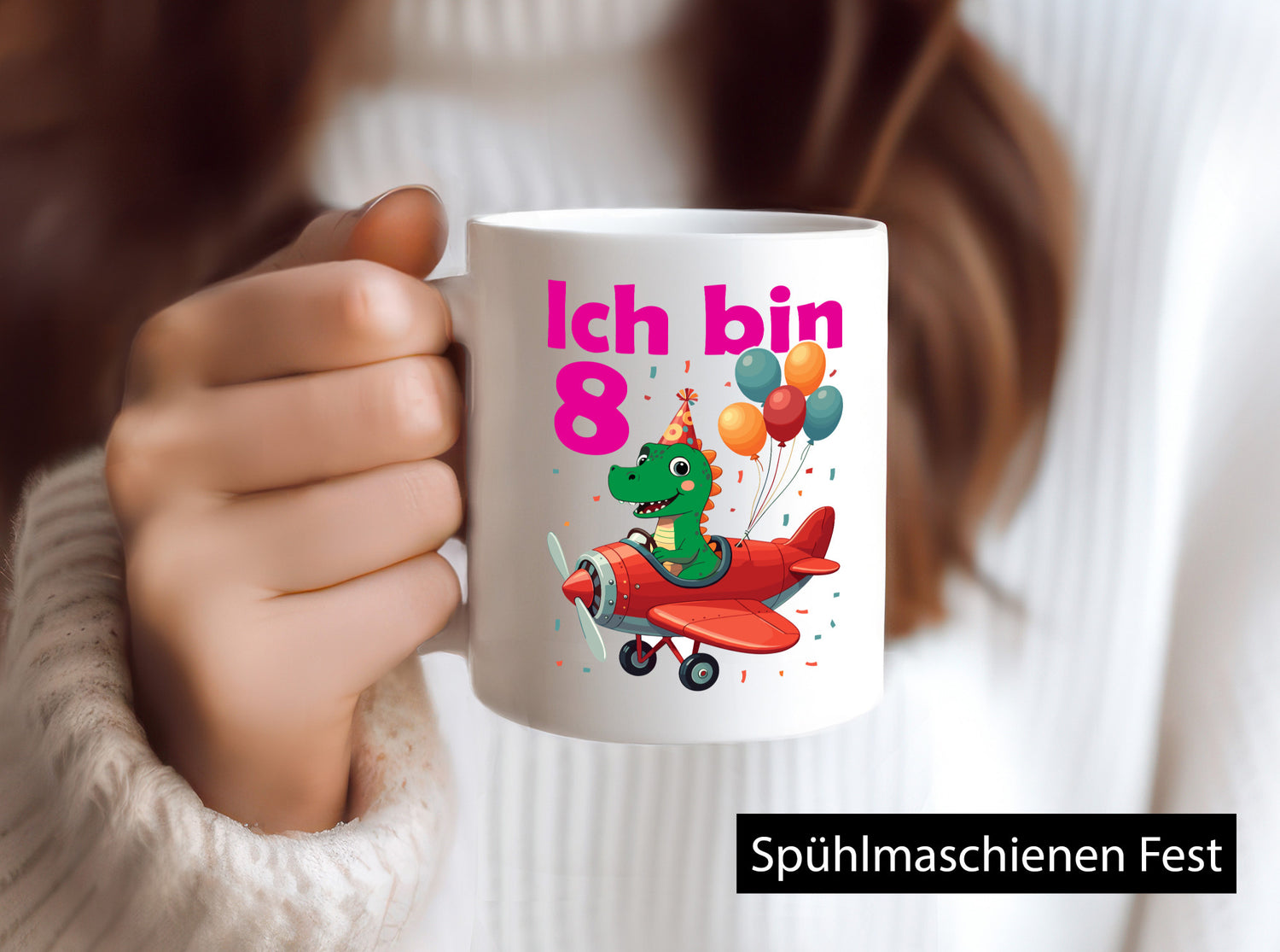 8. Geburtstag | 8 Jahre Drache Flugzeug Geschenk Geschenkidee lustiger Spruch