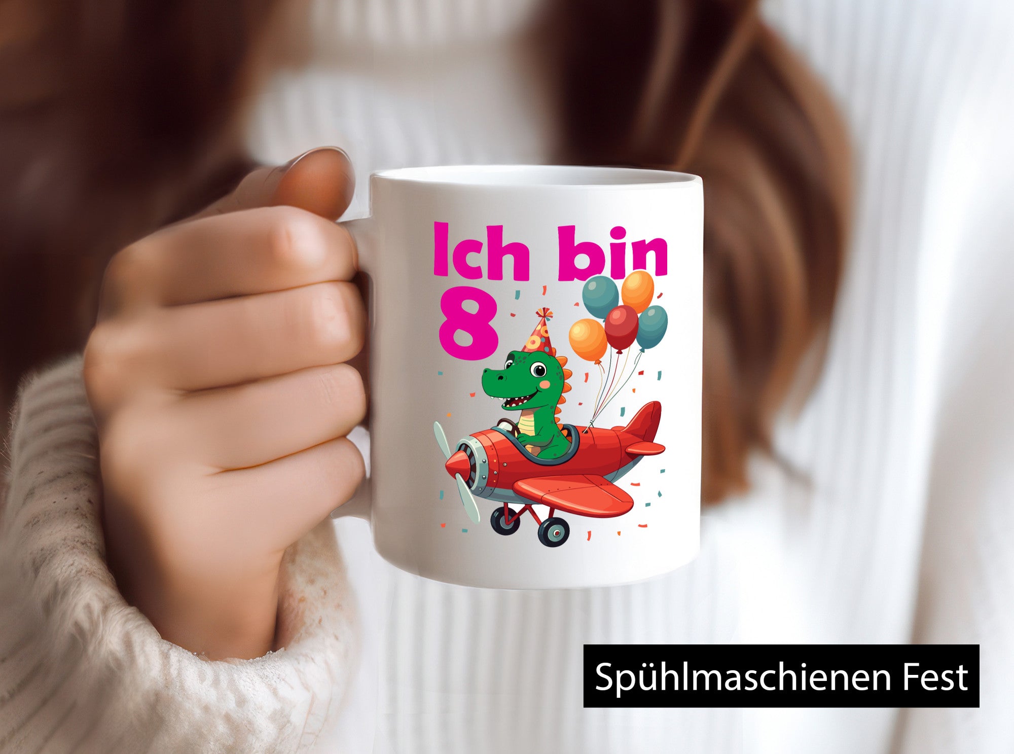8. Geburtstag | 8 Jahre Drache Flugzeug Geschenk Geschenkidee lustiger Spruch