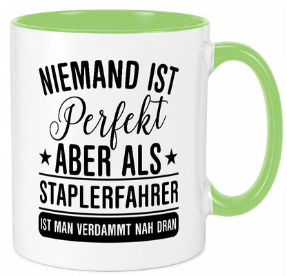 Verdammt nah dran: Staplerfahrer | Gabelstapler Fahrer lustig Humor