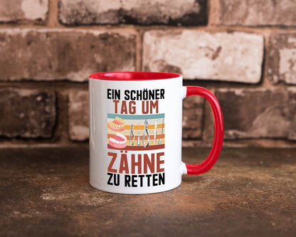 Ein schöner Tag um zähne zu retten | Zahnarzt Geschenk Humor Geschenkidee