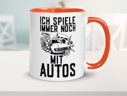 Spiele noch mit Autos | Werkstatt Werkzeug Mechaniker lustiger Spruch Geschenk