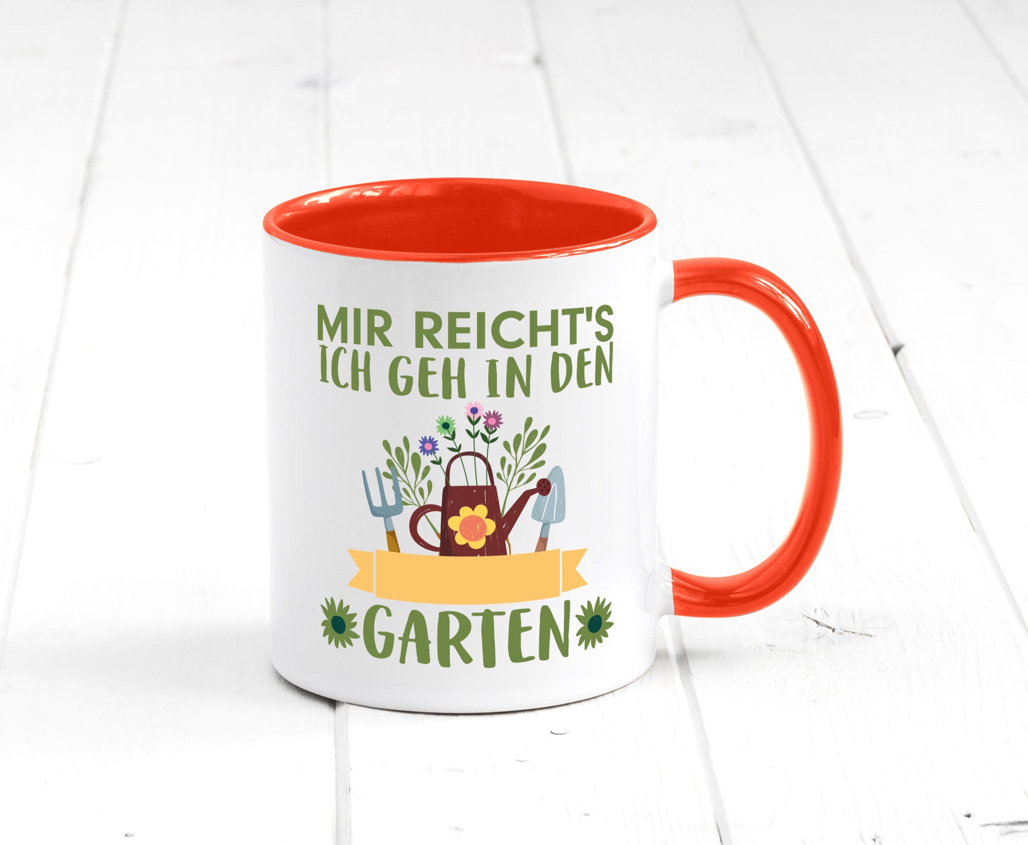 Ich geh in den Garten | Gärtner Tasse Gartenarbeit Humor Arbeit Kollegen Büro