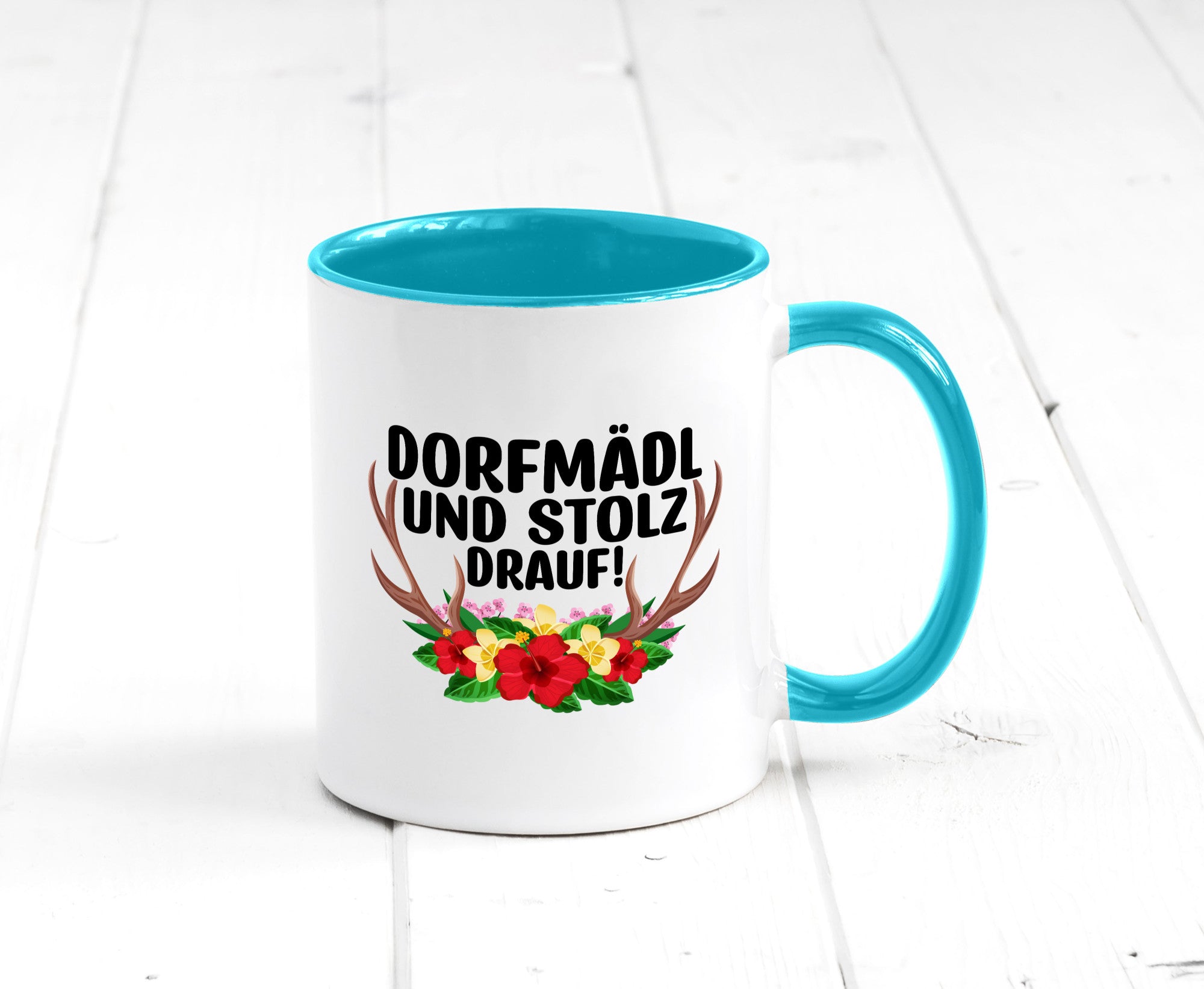 Dorfmädel und stolz drauf | Dorfkind Dorf v2 Geschenkidee Humor Tasse