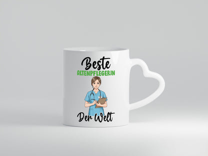 Beste Altenpflegerin | Personal Geschenk für die Altenpflege mit Humor Tasse