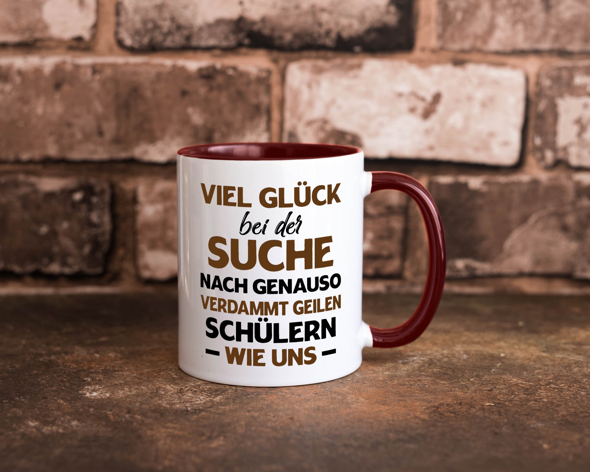 Viel glück | Geile schüler Schule Beste Lehrerin lustig Humor Geschenkidee