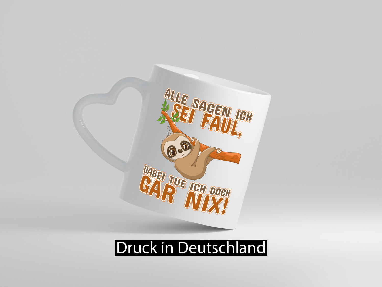 Alle sagen ich sei faul Geschenk Humor Geschenkidee lustiger Spruch Tasse