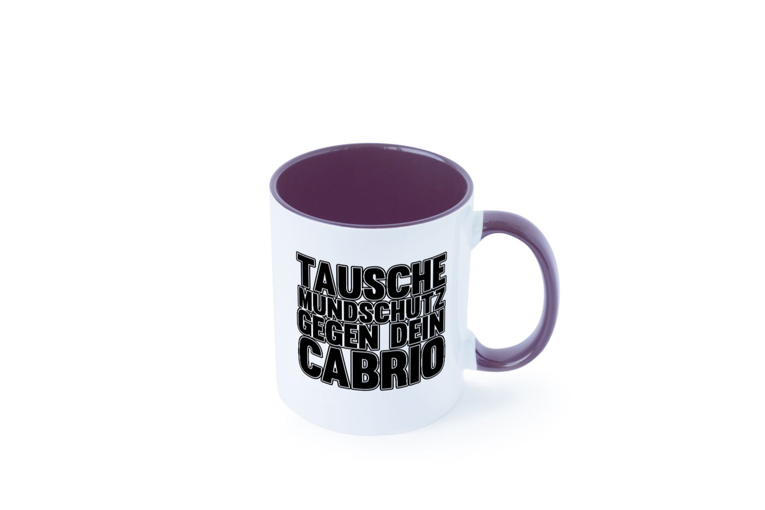 Tausche Mundschutz gegen Cabrio| | Cabrio Geschenkidee Humor Tasse