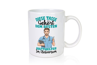 Im Universum: Arzthelfer | Fachangestellter Medizin Humor Geschenkidee Tasse