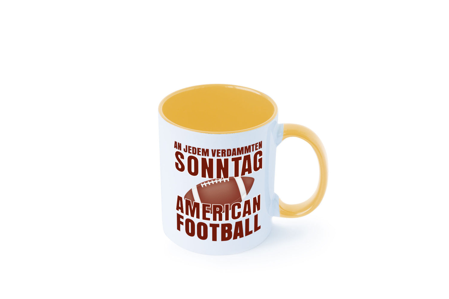 American Football | Sportfan Motiv jeden Sonntag Humor Geschenkidee Tasse