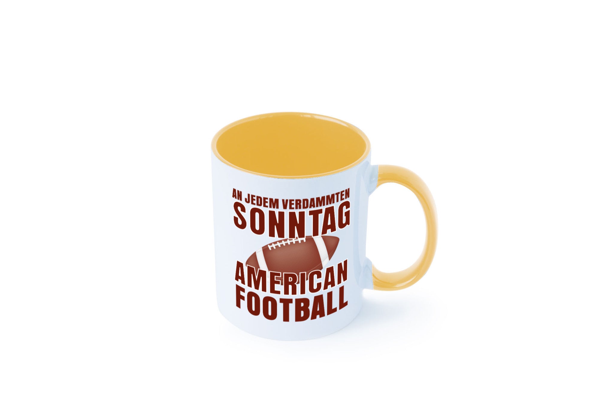 American Football | Sportfan Motiv jeden Sonntag Humor Geschenkidee Tasse