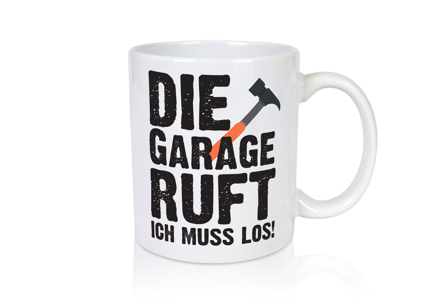 Die Garage ruft | Handwerker Tasse Männer Spruch Geschenkidee Humor