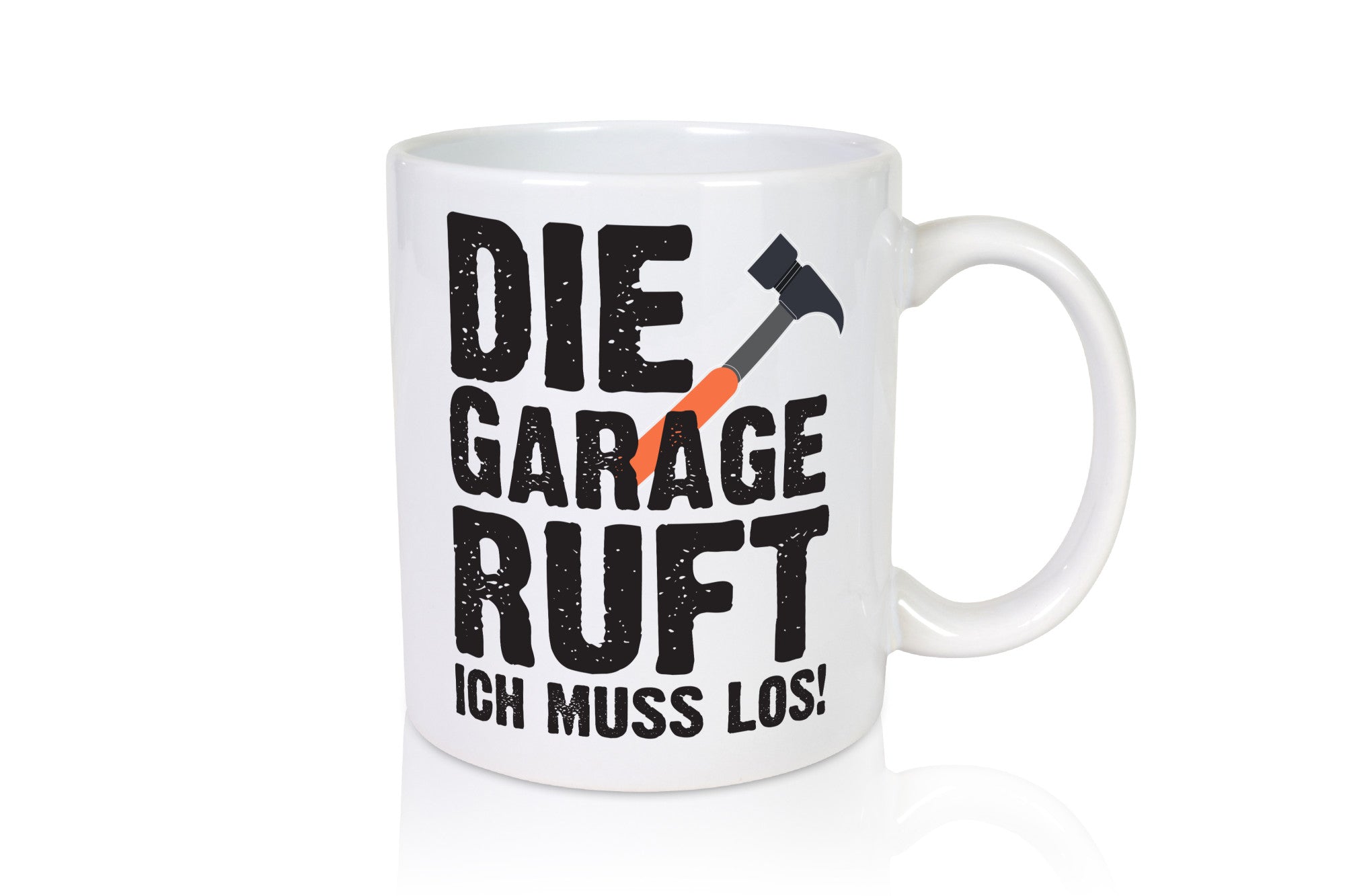 Die Garage ruft | Handwerker Tasse Männer Spruch Geschenkidee Humor