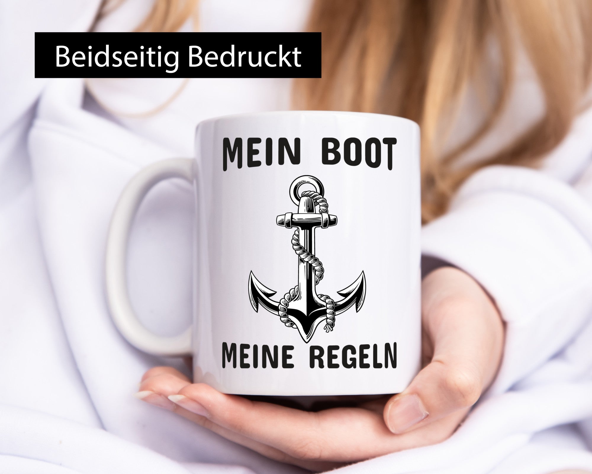 Mein Boot meine Regeln | Bootbesitzer Tasse Kapitän Geschenkidee Humor