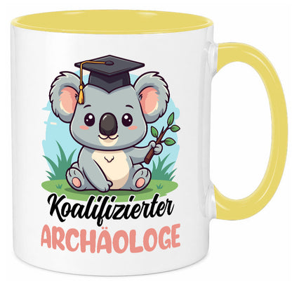 Koalifizierter Archäologe | Archäologie Forscher Geschenk Humor Geschenkidee Tasse