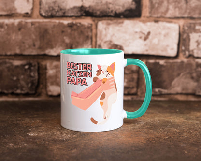Bester Katzenpapa | Katze Gabel Geschenk Tierliebhaber Humor lustiger Spruch