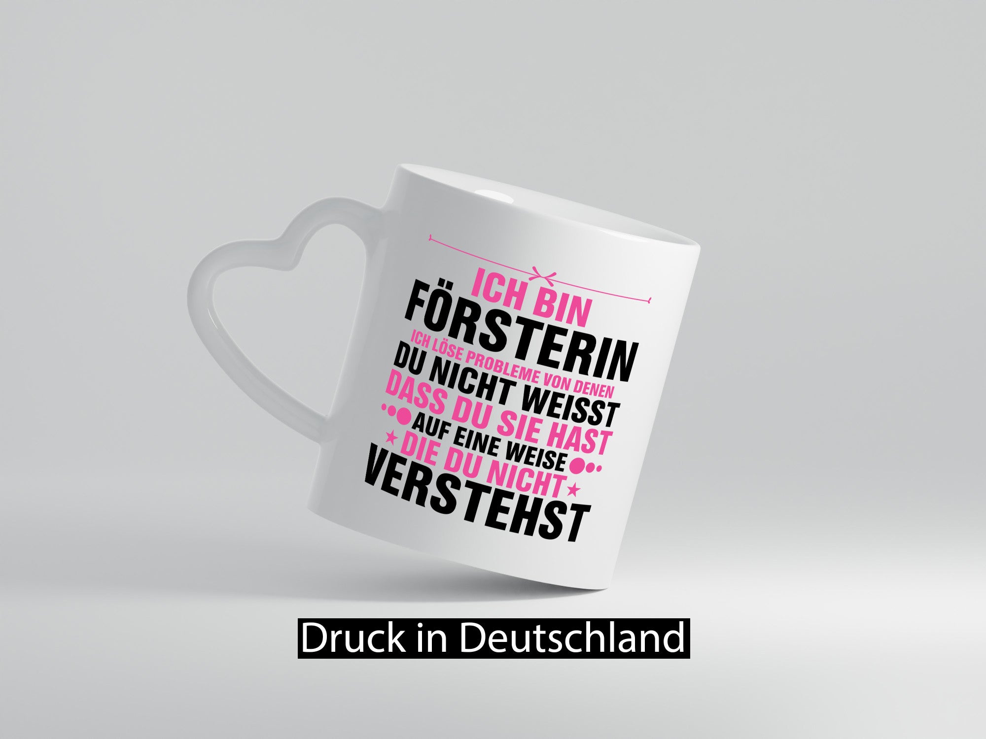 Löse Probleme: Försterin | Forst Arbeit lustiger Spruch Geschenk Kollegen Büro