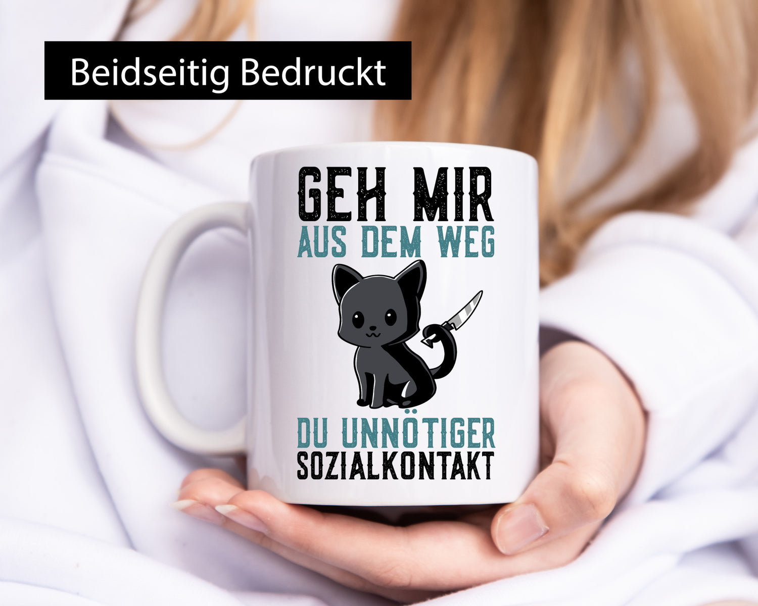 Geh mir aus dem Weg | Wütende Katze Unnötig Humor Tierliebhaber Geschenkidee