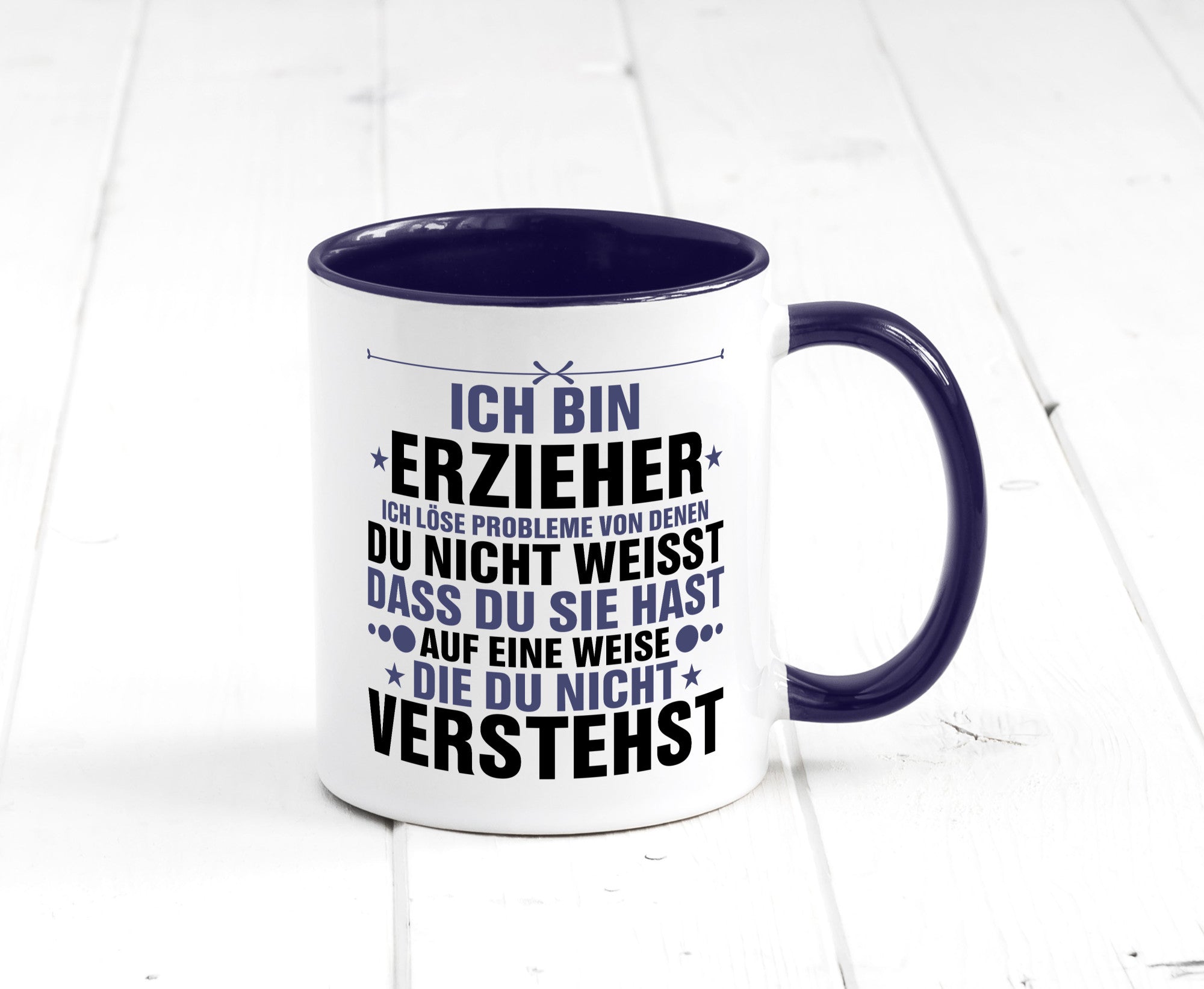 Löse Probleme: Erzieher | Pädagoge Schule v2 lustiger Spruch Geschenk Humor