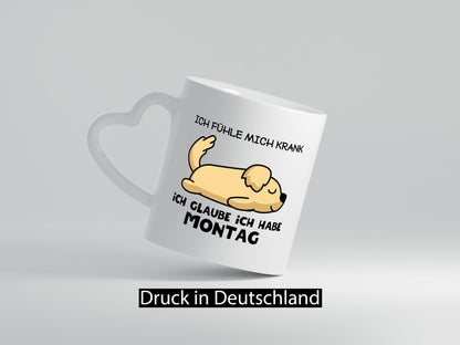 Ich fühle mich Krank | Montag Morgenmuffel Wochenstart lustig Humor